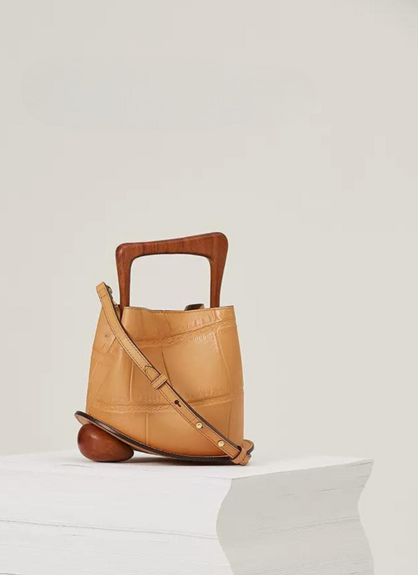 Ozzy Mini Bag - Croco Peach